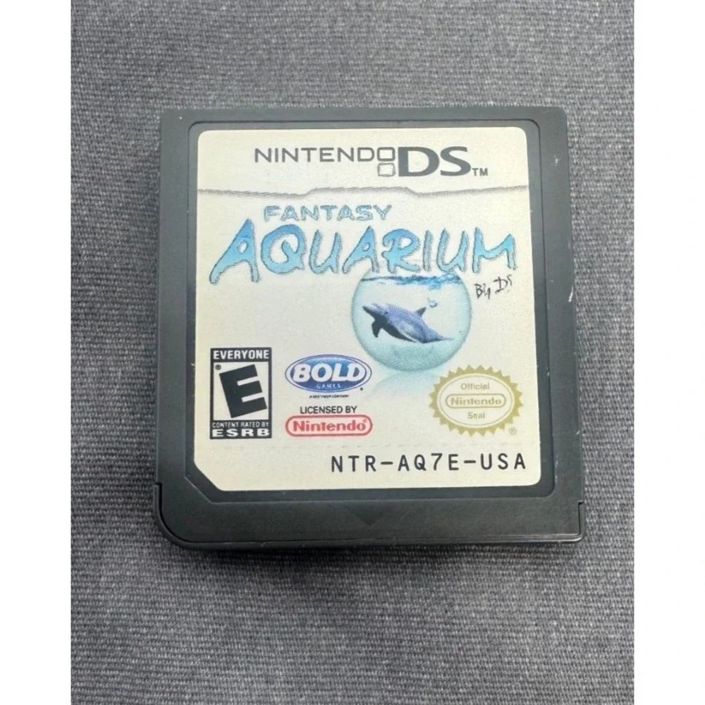 Nintendo Fantasy Aquarium DS Game Cartridge Simulation - Tested